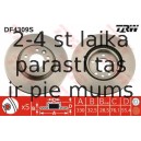 Bremžu diski TRW DF4309S