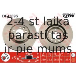 Bremžu diski TRW DF4309S