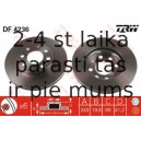 Bremžu diski TRW DF4236