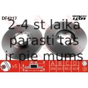 Bremžu diski TRW DF4217