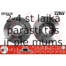 Bremžu diski TRW DF4116