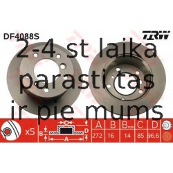 Bremžu diski TRW DF4088S