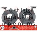 Bremžu diski TRW DF3118