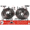 Bremžu diski TRW DF2808