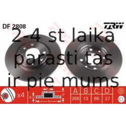 Bremžu diski TRW DF2808