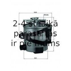 Топливный фильтр MAHLE ORIGINAL KLH 44/22