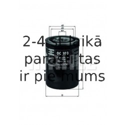 Eļļas filtrs MAHLE ORIGINAL OC 103