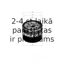 Eļļas filtrs MAHLE ORIGINAL OC 11