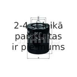 Eļļas filtrs MAHLE ORIGINAL OC 15