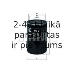 Eļļas filtrs MAHLE ORIGINAL OC 2