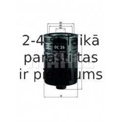 Eļļas filtrs MAHLE ORIGINAL OC 26