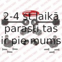 Ремкомплект, поперечный рычаг подвески DELPHI TC1970KIT
