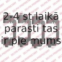 Комплектующие, колодки дискового тормоза DELPHI LX0475