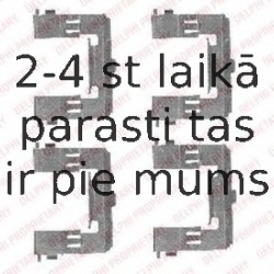 Комплектующие, колодки дискового тормоза DELPHI LX0452