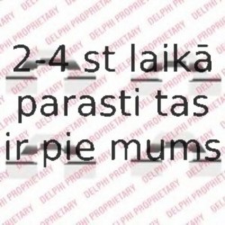 Комплектующие, колодки дискового тормоза DELPHI LX0430