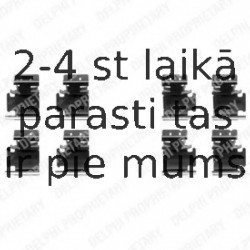 Комплектующие, колодки дискового тормоза DELPHI LX0354