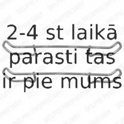 Комплектующие, колодки дискового тормоза DELPHI LX0076