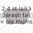 Комплект тормозных колодок, дисковый тормоз DELPHI LP2178
