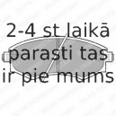Комплект тормозных колодок, дисковый тормоз DELPHI LP606
