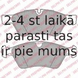 Комплект тормозных колодок, дисковый тормоз DELPHI LP2125