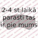 Комплект тормозных колодок, дисковый тормоз DELPHI LP1993