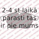 Комплект тормозных колодок, дисковый тормоз DELPHI LP1407