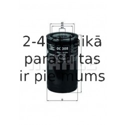 Eļļas filtrs MAHLE ORIGINAL OC 308