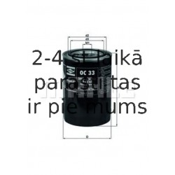 Eļļas filtrs MAHLE ORIGINAL OC 33