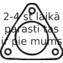 Blīve, Izplūdes caurule WALKER 80015