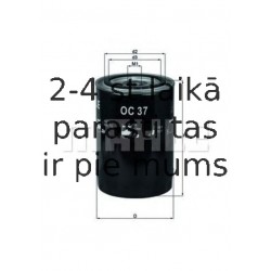 Eļļas filtrs MAHLE ORIGINAL OC 37