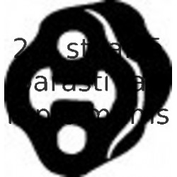 Gumijas sloksnes, Izplūdes gāzu sistēma WALKER 86553