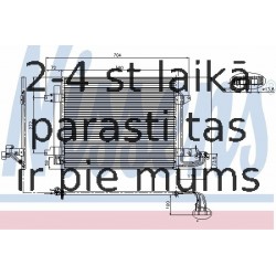 NISSENS 94690 KOND. RADIATORS VW5211 VW TOURAN 03-