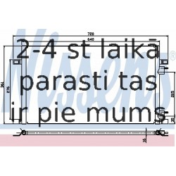 NISSENS 94386 KOND. RADIATORS RENAULT LAGUNA 98-