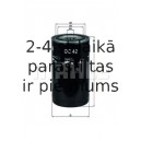 Eļļas filtrs MAHLE ORIGINAL OC 42
