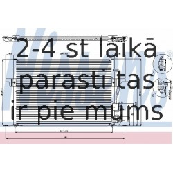 NISSENS 94308 KOND. RADIATORS FORD MONDEO II