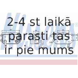 NISSENS 90580 EĻĻAS RADIATORS VOLVO S80 2.5 98-