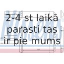NISSENS 75656 RADIATORS I/H OPEL VECTRA B 1843 107
