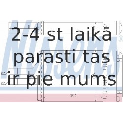 NISSENS 75656 RADIATORS I/H OPEL VECTRA B 1843 107