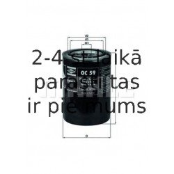 Eļļas filtrs MAHLE ORIGINAL OC 59