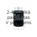 Eļļas filtrs MAHLE ORIGINAL OC 88