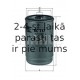 Degvielas filtrs MAHLE ORIGINAL KC 117