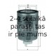 Degvielas filtrs MAHLE ORIGINAL KC 19