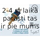 Температурный датчик охлаждающей жидкости FAE 32580