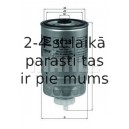 Degvielas filtrs MAHLE ORIGINAL KC 38
