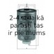 Degvielas filtrs MAHLE ORIGINAL KC 43