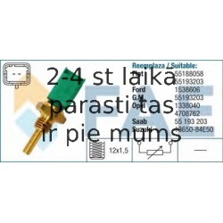 Датчик, температура охлаждающей жидкости FAE 33700