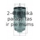 Degvielas filtrs MAHLE ORIGINAL KC 69
