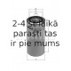 Degvielas filtrs MAHLE ORIGINAL KC 75