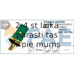 Датчик, температура охлаждающей жидкости FAE 33783