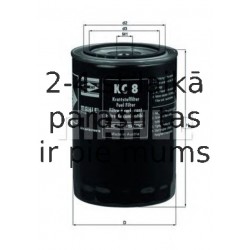 Degvielas filtrs MAHLE ORIGINAL KC 8